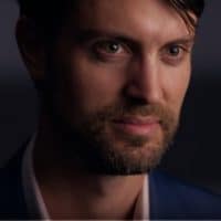 Facebook executive Nathaniel Gleicher is shown during a December 2018 interview with PBS. Screenshot | YouTube
