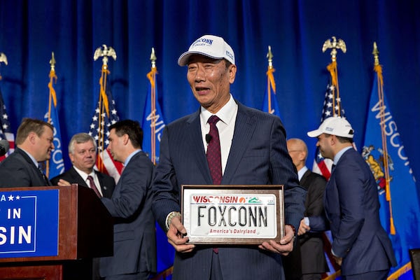| Governor Scott Walker Attends Official Deal Signing For New Foxconn Factory | MR Online
