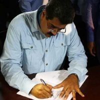 Signatures against Intervention Threats Collected in Venezuela