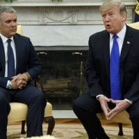 | Trump reiterated that all options are on the table concerning Venezuela during a meeting with Ivan Duque Evan Vucci AP | MR Online
