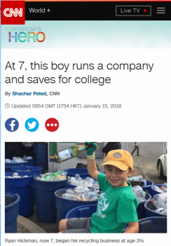 | CNN Recycling Boy | MR Online