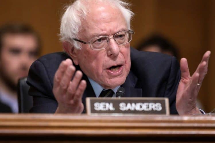 | Senator Bernie Sanders I Vt during a hearing on Capitol Hill January 16 2019 in Washington DC Photo Chip Somodevilla Getty | MR Online