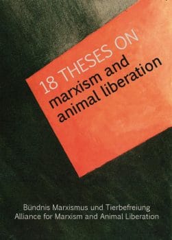 | Cover of 18 Theses on Marxism and Animal Liberation January 2017 | MR Online