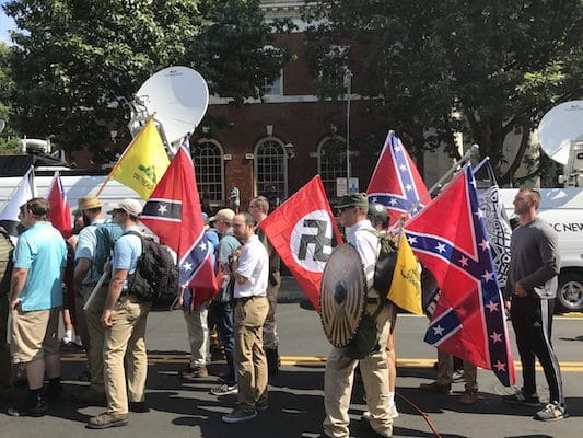 | Image from Unite the Right rally in Charlottesville August 2017 courtesy of Anthony CriderFlickr | MR Online