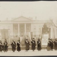 Picket Line, 1917. US Embassy The Hague : Flickr