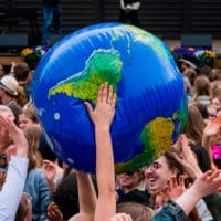 | Protesters throw an earth shaped ball during the Global Strike For Future demonstration in Stockholm on May 24 2019 Jonathan NackstrandAFPGetty Images | MR Online
