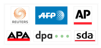 | The three global news agencies Reuters AFP and AP and the three national agencies of the German speaking countries of Austria APA Germany DPA and Switzerland SDA | MR Online