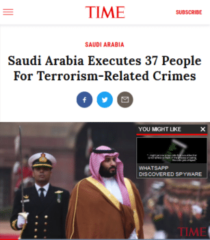 | Times headline 42319 accepts the reality of the Saudi government charges against the people it executedwhich werent even the actual charges they were convicted under | MR Online