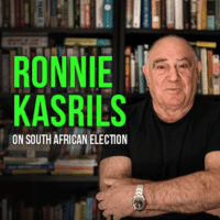 Ronnie Kasrils on South African Election written by Ronnie Kasrils