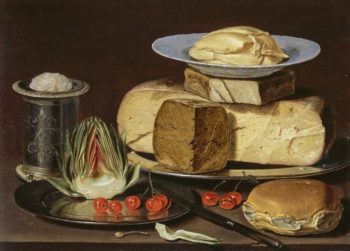 | Clara Peeters Still Life with Cheeses Artichoke and Cherries ca 1625 Los Angeles County Museum of Art | MR Online