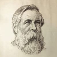 Rudolf Herrmann portrait of Friedrich Engels
