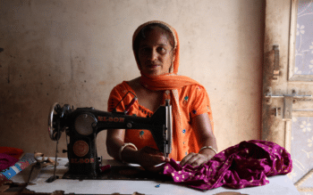 | Woman engaged in home based tailoring work in Bhirdana village Haryana July 2018 Photo credits Celina della Croce | MR Online