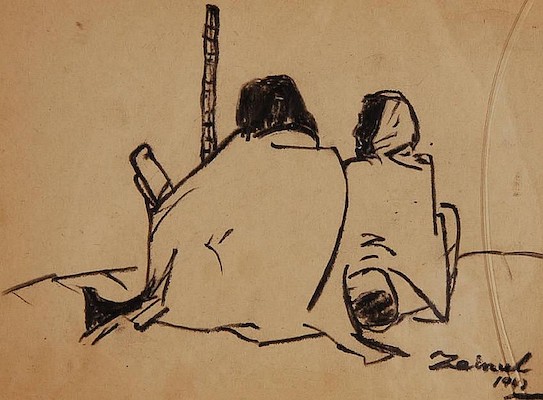 | Zainul Abedin Famine Sketches 1943 | MR Online