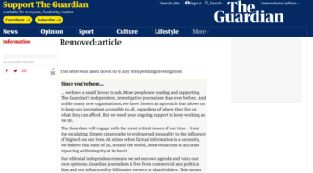 | The Guardian removed Chris Williamson letter | MR Online