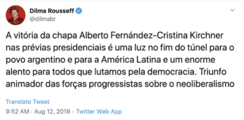 | Dilma Rousseff twitter | MR Online