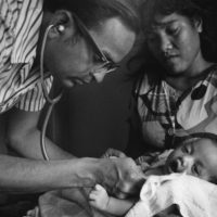 | A medical team conducting annual medical examinations of Marshallese people who were exposed to radioactive fallout from an atmospheric nuclear weapons test in 1954 Credit US Dept of Energy | MR Online