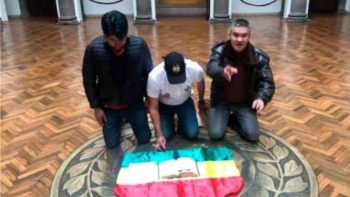 | Far right Bolivian opposition leader Luis Fernando Camacho in Bolivias presidential palace with a Bible after the coup | MR Online