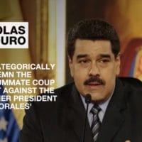 Nicolas Maduro on Bolivia coup