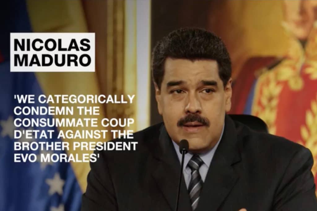 | Nicolas Maduro on Bolivia coup | MR Online