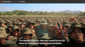 | Reuters 72819 ponders the mystery of why Venezuelas military hasnt overthrown the elected government | MR Online