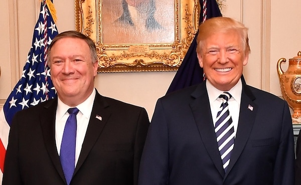| US Secretary of State Mike Pompeo poses for a photo with President Donald J Trump | MR Online
