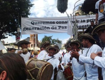 | Mobilisation in Barranquilla Department of Atlántico Marcha Patrióticas communication team | MR Online
