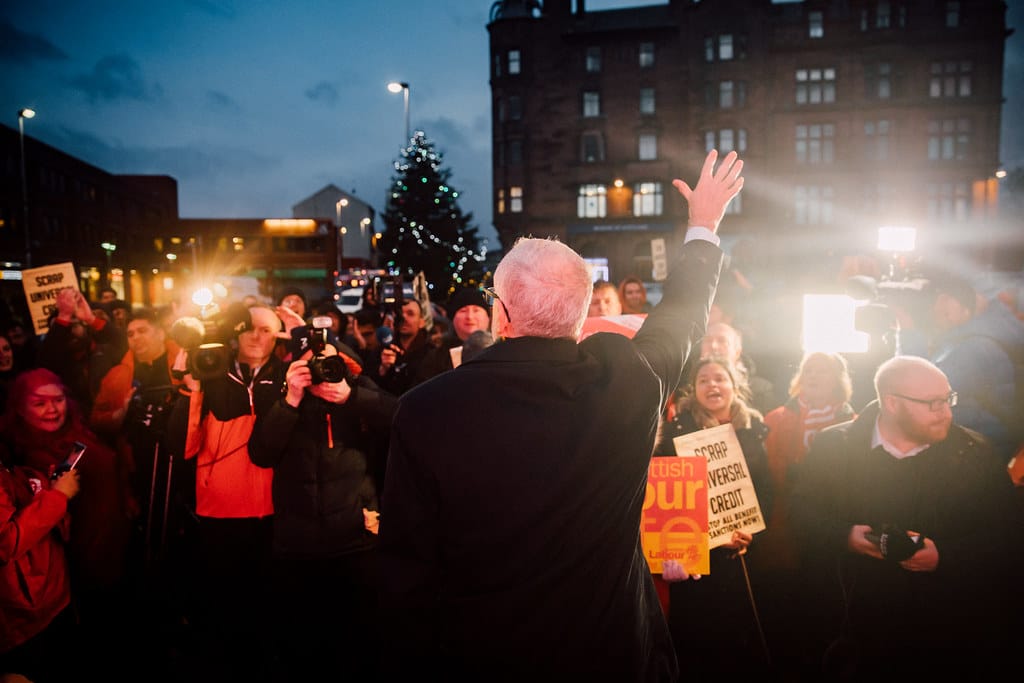 | Jeremy Corbyn at a rally in Glasgow Scotland | MR Online
