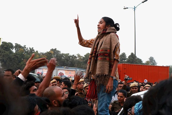 | Vyshakh T Peoples Dispatch Aishe Ghosh Student leader Delhi December 2019 | MR Online