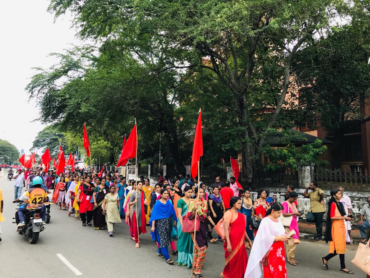 | In Thiruvananthapuram in the State of Kerala a bastion of the left workers take out a march as part of the All India General Strike | MR Online