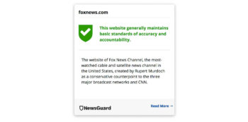 | Newsguard gives Fox News high marks for accuracy | MR Online