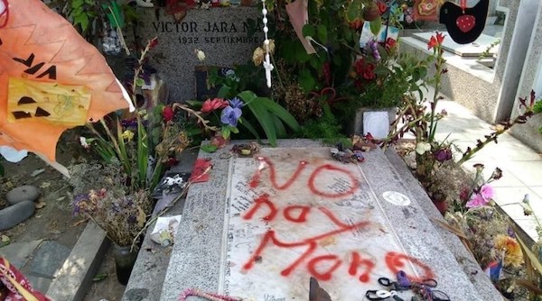 | Chile Hard Right Group Vandalizes Tomb of Victor Jara | MR Online