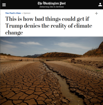 | A Washington Post editorial 8817 taking Donald Trump to task for being in denial on climate change doesnt mention fossil fuel coal oil or natural gas | MR Online