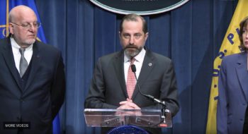 | Alex Azar the secretary of the Health and Human Services Department at a recent press briefing on the coronavirus Credit Health and Human Services Department Twitter feed | MR Online