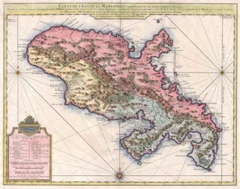 | French colonial map of Martinique from the Covens Mortiers Atlas Nouveau 1942 Wikimedia Commons Geographicus Rare Antique Maps | MR Online