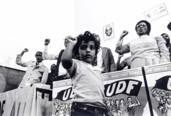 | Meeting of the United Democratic Front UDF a leading anti apartheid body that launched in 1983 and joined the struggles of many South African organisations Wits Historical Papers | MR Online