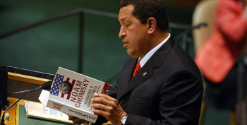 | Chavez reading Noam Chomsky at the UN 2006 Archives | MR Online