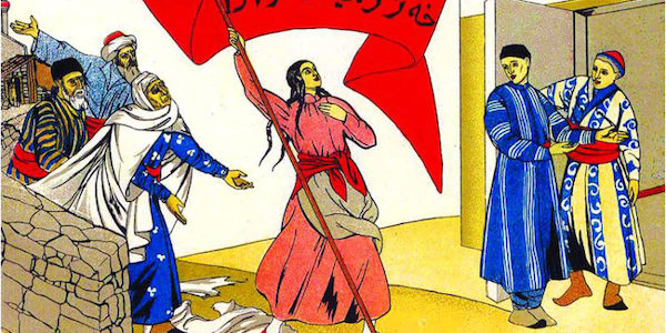 | I am free now Soviet poster from 1921 inviting young Muslim women from Turkestan to join the revolution | MR Online