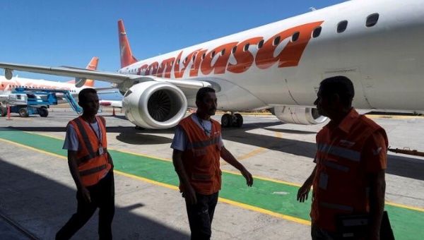 | The USs position is part of the illegal sanctions imposed on Feb 7 on the Venezuelan airline Conviasa | Photo EFE | MR Online