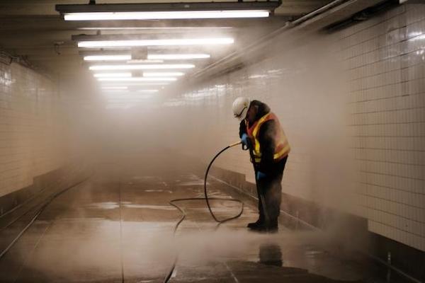 | Workers clean a subway station in Brooklyn as New York City confronts the coronavirus outbreak on March 11 2020 in New York City Spencer PlattGetty Images | MR Online