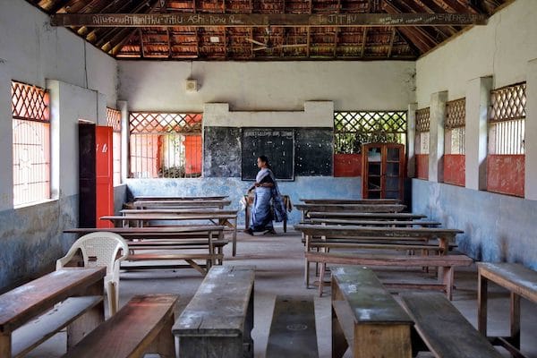 | 12 March 2020 A staff member inside an empty classroom of a school in Kochi after the Kerala state government ordered schools across the state to close because of coronavirus fears Photograph by Reuters Sivaram V | MR Online