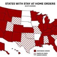 States with 'Stay-at-Home'