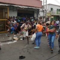 Incidents of looting have occurred in some small- and medium-sized towns, such as Upata, Bolivar state.