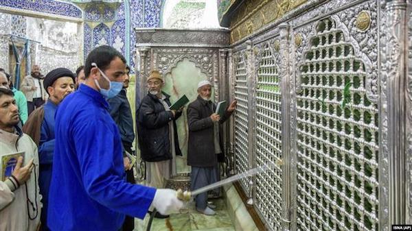 | Sanitising the shrine of Hazrat Masoumeh against the coronavirus in the holy city of Qom Iran February 25 2020 File photo | MR Online