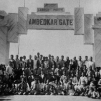 Wikimedia Commons File:'AMBEDKAR GATE' during conference of Independent Labour Party ...