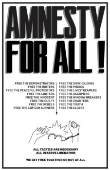 | A solidarity poster distributed in Seattle calling for the dismissal of charges against all the participants in the revolt | MR Online
