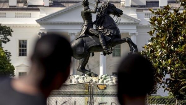 | This comes as a wave of protests against racism and the toppling of statues has engulfed the US and Europe which were sparked by George Floyds killing on May 25 | Photo AFP | MR Online