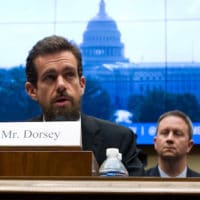 Twitter CEO Jack Dorsey testifies before the House Energy and Commerce Committee on Capitol Hill, Sept. 5, 2018, in Washington. Jose Luis Magana | AP