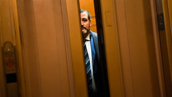 | Sen Ted Cruz R Texas looks out from an elevator on Capitol Hill in Washington Wednesday Feb 5 2020 AP PhotoSusan Walsh | MR Online