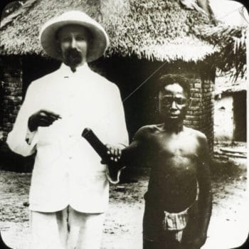 | Missionary with Congolese man International Mission Photography Archive | MR Online