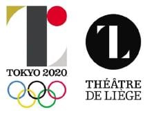 | Japanese design of Olympics logo besides the logo of a Belgian theater | MR Online